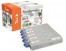 112300 - Peach Combi Pack Plus, compatibile con OKI 46490404, 46490403, 46490402, 46490401
