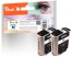 318798 - Peach Twin Pack Cartuccia d'inchiostro nero compatibile con HP No. 88XL bk*2, C9396AE*2