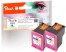 320053 - Peach Twin Pack testine di stampa colore compatibile con HP No. 304 C*2, N9K05AE*2
