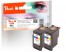 320085 - Peach Twin Pack testine di stampa colore compatibile con Canon CL-546*2, 8289B001*2