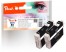 320231 - Peach Twin Pack Cartuccia d'inchiostro nero, compatibile con Epson T0791BK*2, C13T07914010*2