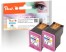 320948 - Peach Twin Pack testine di stampa colore compatibile con HP No. 303XL C*2, T6N03AE*2